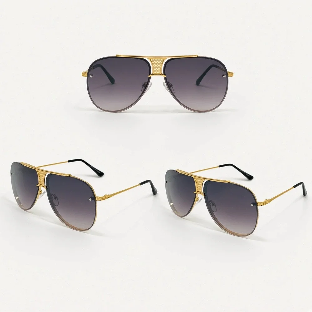 Luxury Hip Hop Retro Designer Style Sunglasses For Men Steampunk Summer Travel